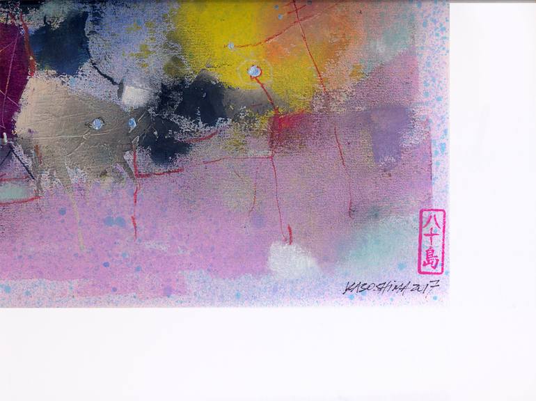 Original Abstract Expressionism Abstract Painting by Carlos Yasoshima