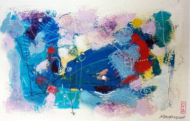 Original Abstract Expressionism Abstract Paintings by Carlos Yasoshima