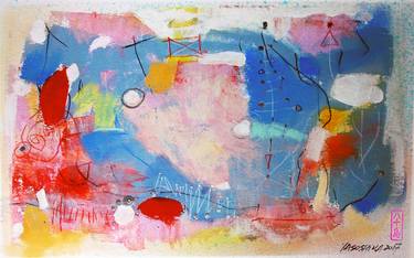 Original Abstract Expressionism Abstract Paintings by Carlos Yasoshima