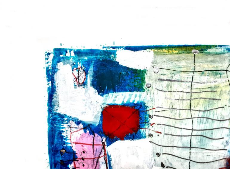 Original Abstract Expressionism Abstract Painting by Carlos Yasoshima