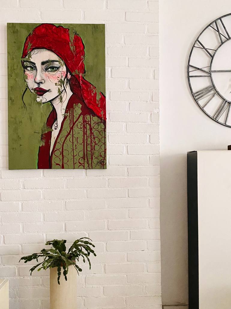 Original Figurative Women Painting by Alice Piva