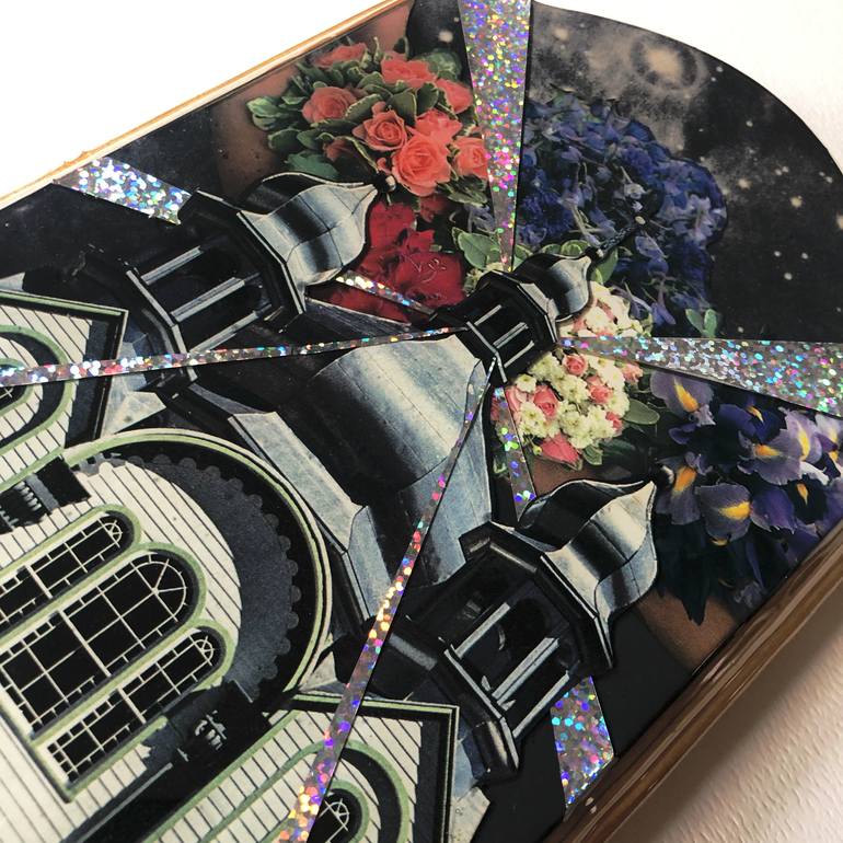 Original Abstract Expressionism Architecture Collage by Conner Reddan