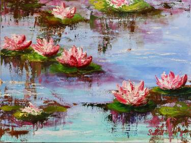 Print of Water Paintings by Kimberly Saltiel
