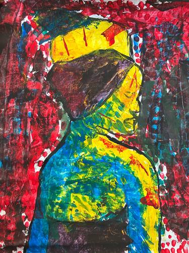 Original Abstract Expressionism Abstract Paintings by Emmanuel Akolo