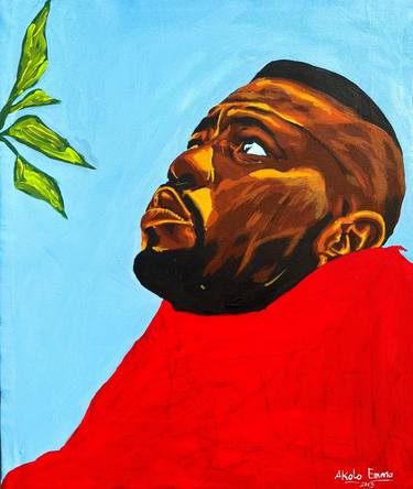 Original Expressionism Men Paintings by Emmanuel Akolo