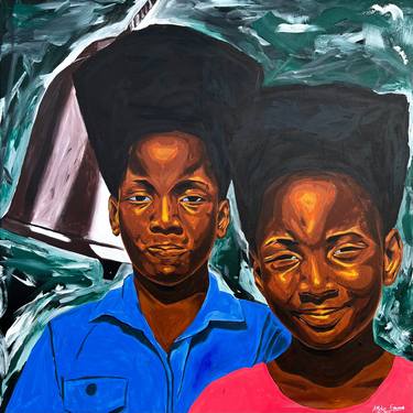 Original Conceptual Children Paintings by Emmanuel Akolo