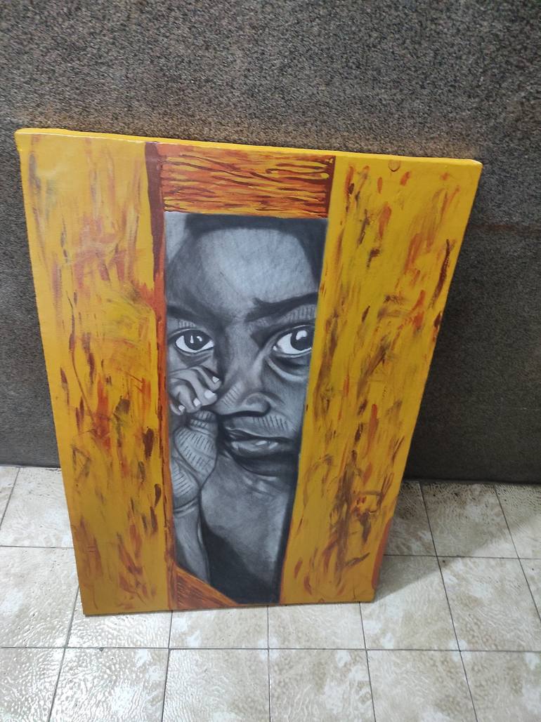 Original Children Painting by Emmanuel Akolo