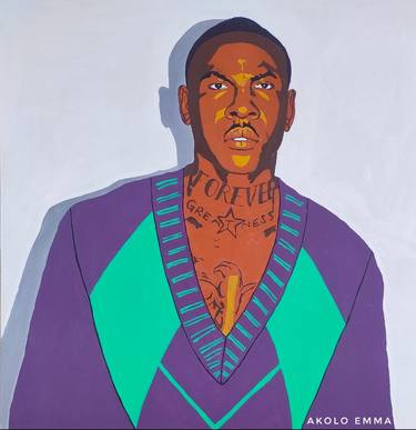 Original Conceptual Celebrity Paintings by Emmanuel Akolo