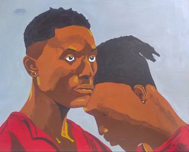 Original Conceptual Men Paintings by Emmanuel Akolo