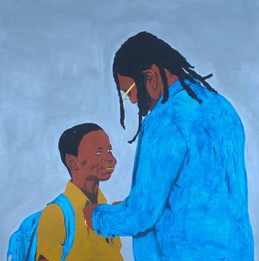 Original Conceptual Family Paintings by Emmanuel Akolo