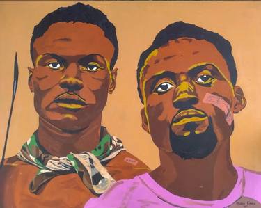 Original Conceptual People Paintings by Emmanuel Akolo