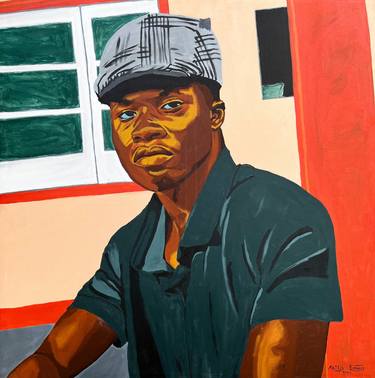 Saatchi Art Artist Emmanuel Akolo; Painting, “Diary of a Young man” #art