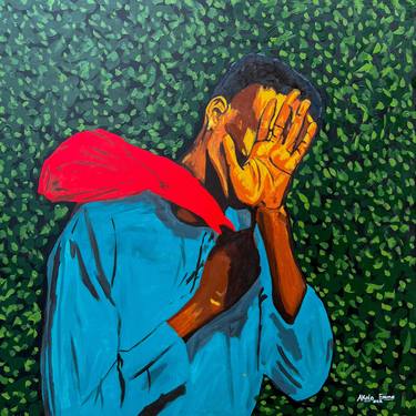 Original Contemporary Men Paintings by Emmanuel Akolo