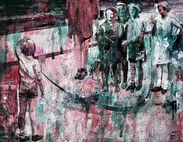 Original Conceptual Kids Painting by Milada Kopeliovich