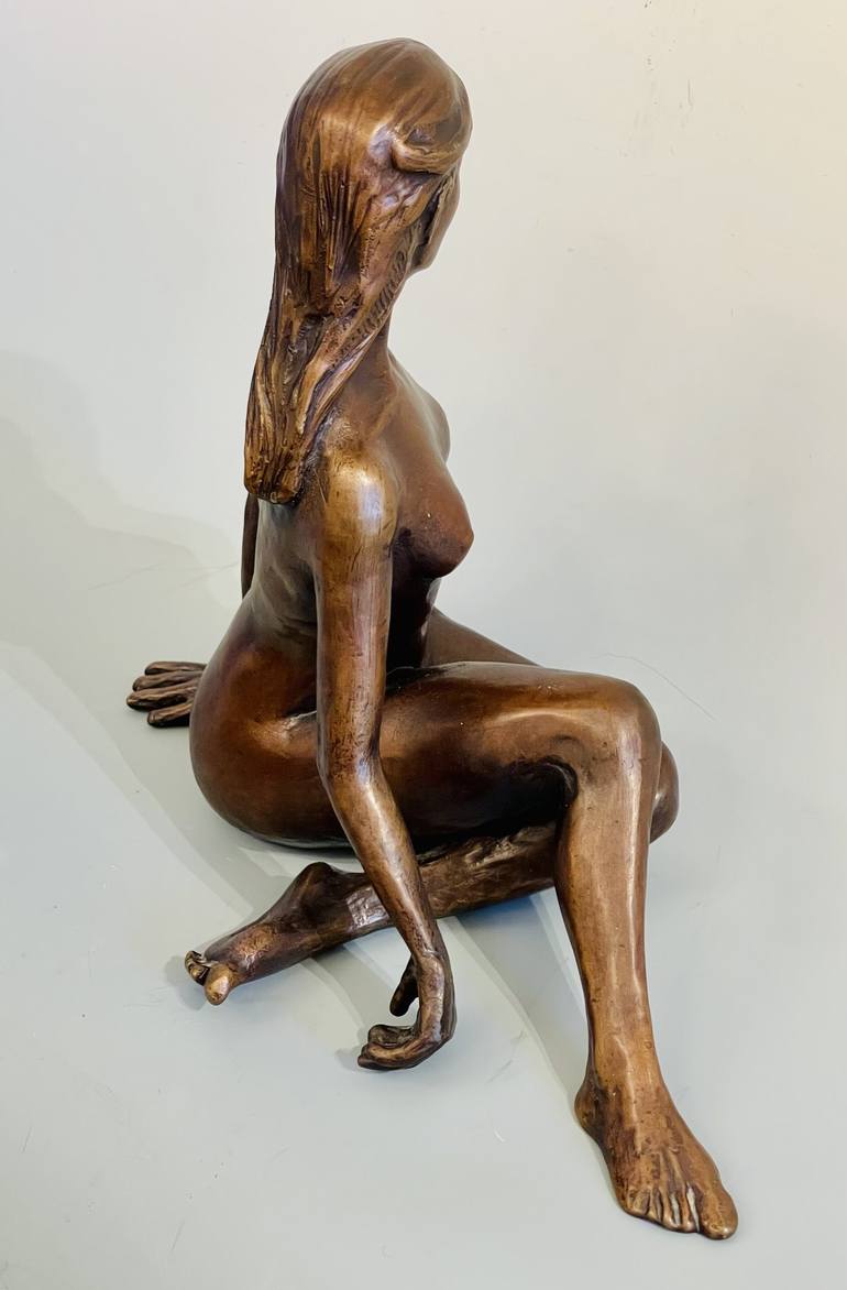 Original Figurative Nude Sculpture by Lisbeth Sabol