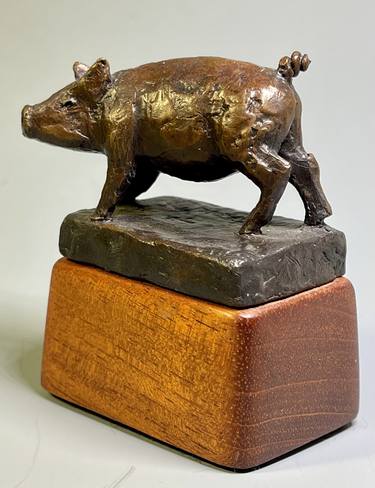 Original Figurative Animal Sculpture by Lisbeth Sabol