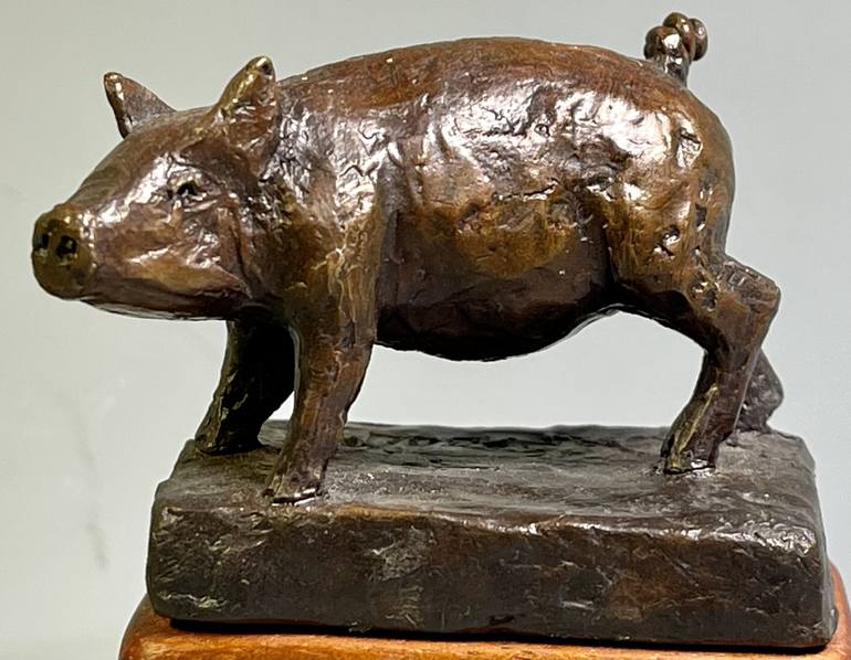 Original Figurative Animal Sculpture by Lisbeth Sabol