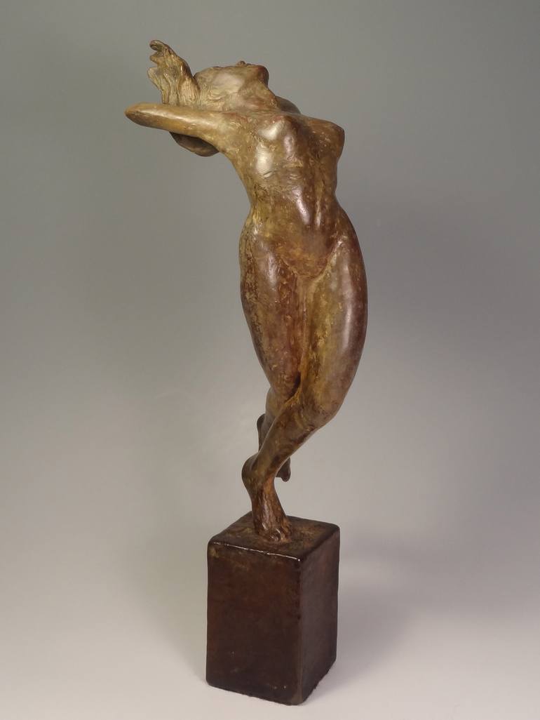 Original Figurative Nude Sculpture by Lisbeth Sabol