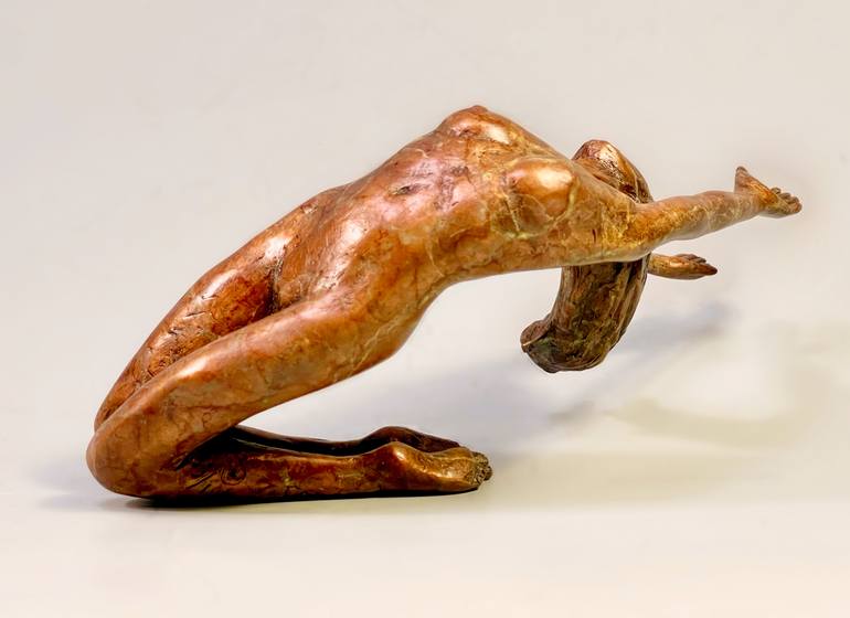 Original Realism Nude Sculpture by Lisbeth Sabol