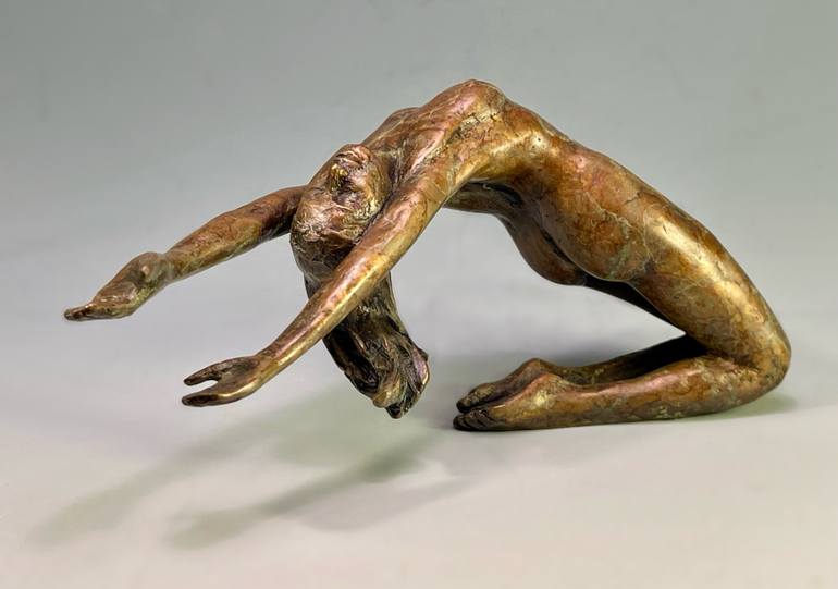 Original Realism Nude Sculpture by Lisbeth Sabol