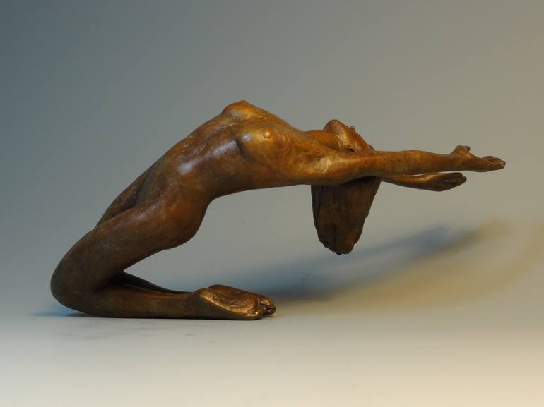 Original Realism Nude Sculpture by Lisbeth Sabol