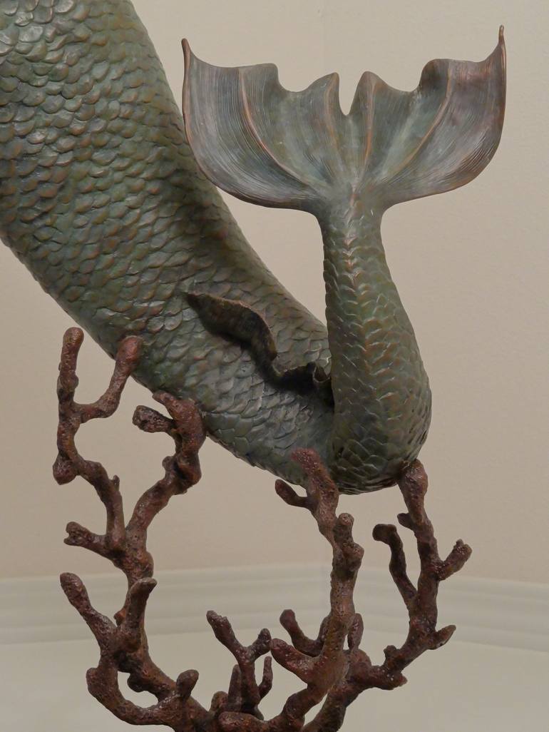 Original Fantasy Sculpture by Lisbeth Sabol