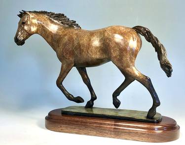 Original Horse Sculpture by Lisbeth Sabol