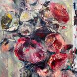 FLORAL VIBES - original painting on canvas, floral painting, gift for women by Oksana Petrova