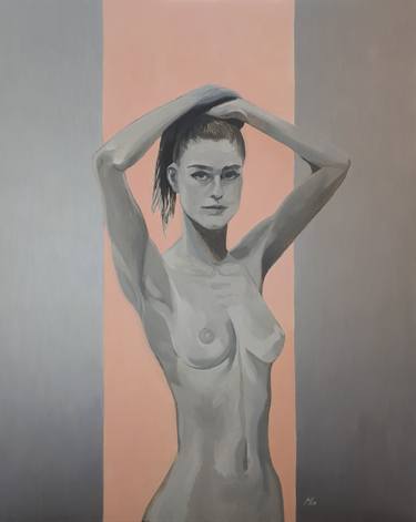 Original Figurative Nude Paintings by Mariia Bushuieva