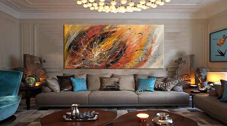 Original Abstract Expressionism Abstract Painting by maitreyii kumari