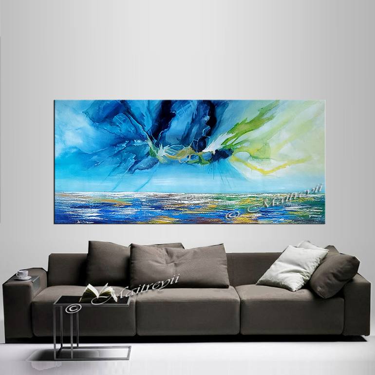 Original Fine Art Abstract Painting by maitreyii kumari