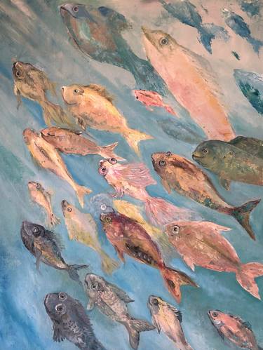 Print of Illustration Fish Paintings by Viktoriia Stativka