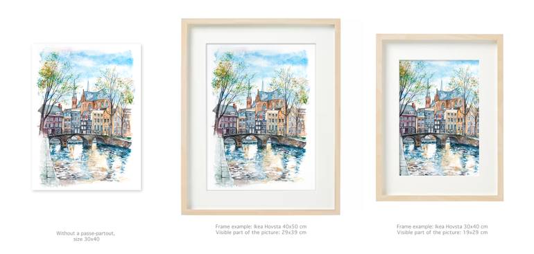 Original Contemporary Cities Painting by Anna Stakanova