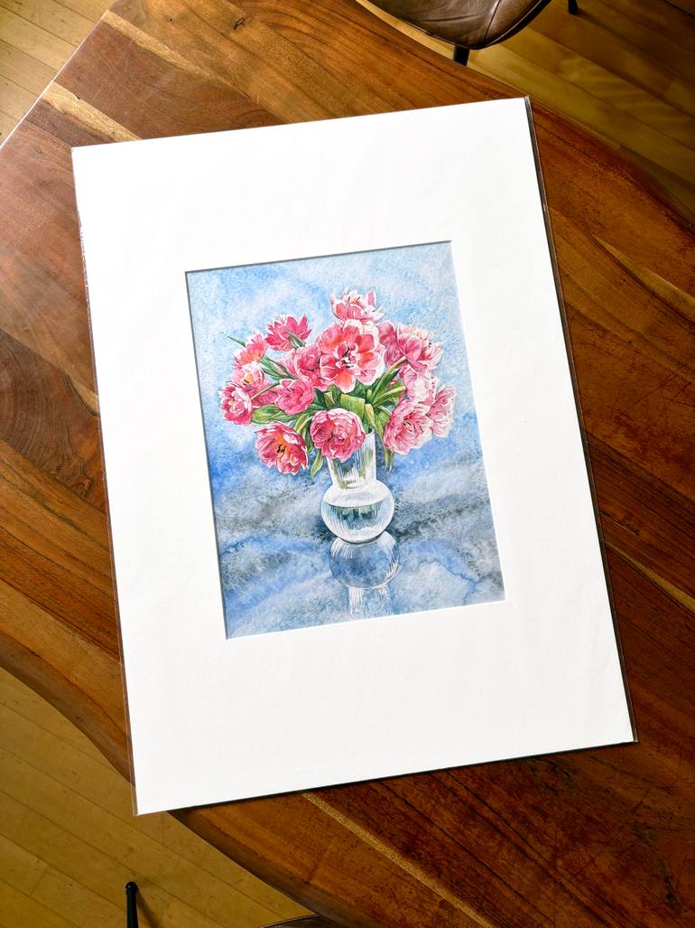 Original Contemporary Floral Painting by Anna Stakanova