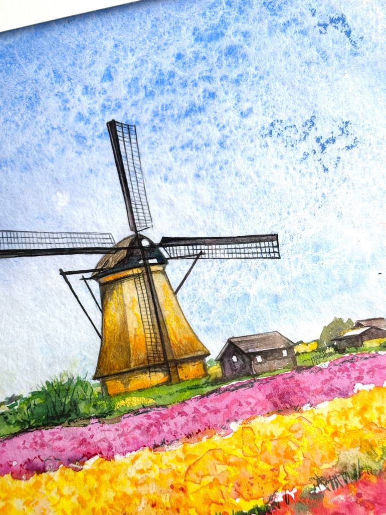 Original Contemporary Nature Painting by Anna Stakanova