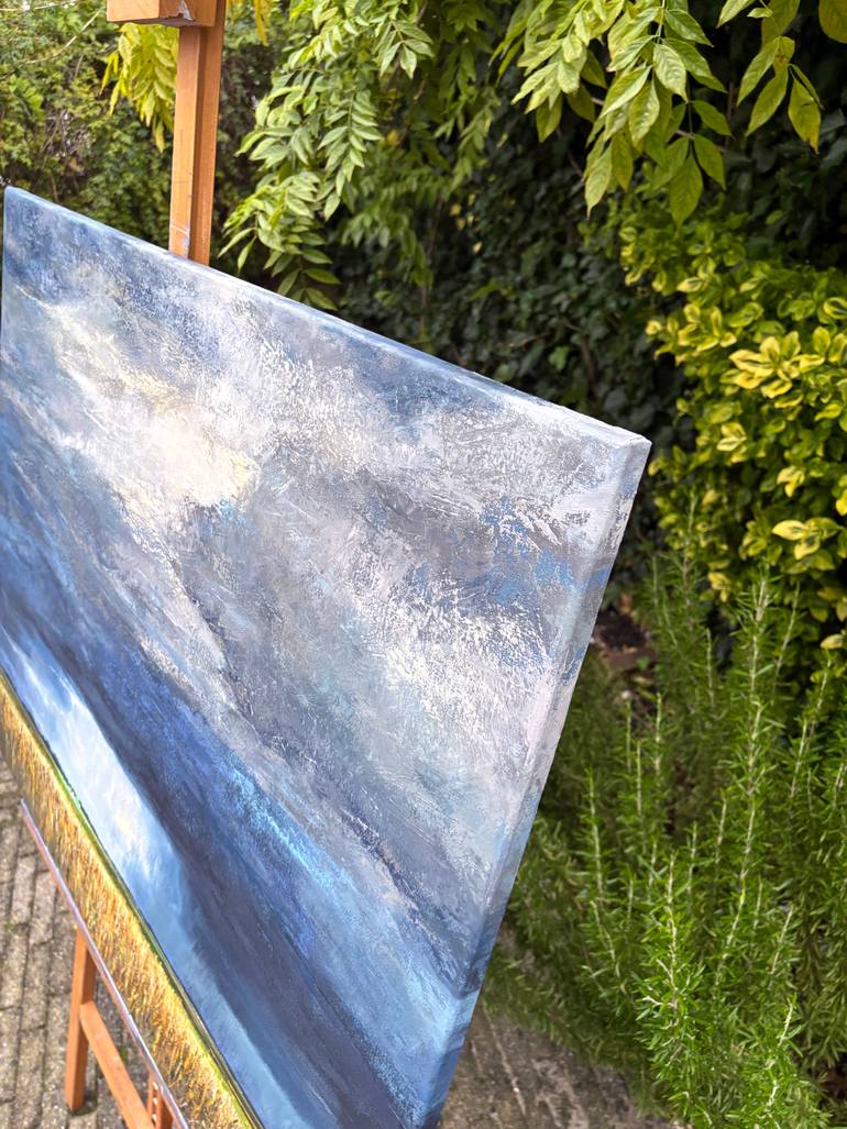 Original Abstract Expressionism Landscape Painting by Anna Stakanova