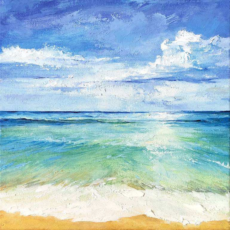 Seascape Painting by Anna Stakanova | Saatchi Art