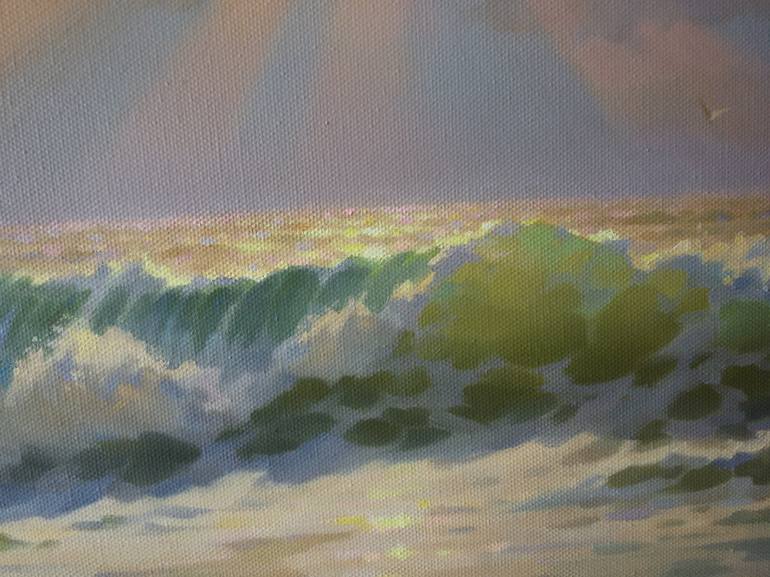 Original Fine Art Seascape Painting by Yuriy Sidorenko