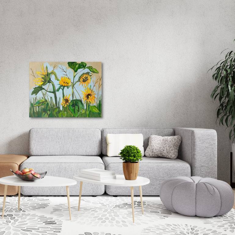 Original Floral Painting by Ulli Schmitt