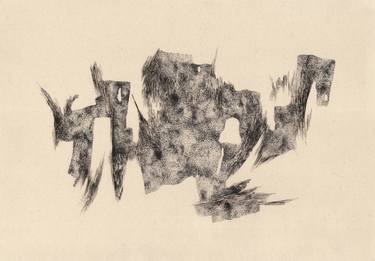 Original Surrealism Time Drawing by Antonio Werli