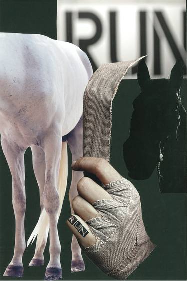 Original Conceptual Animal Collage by Sara Silvia Ferrucci