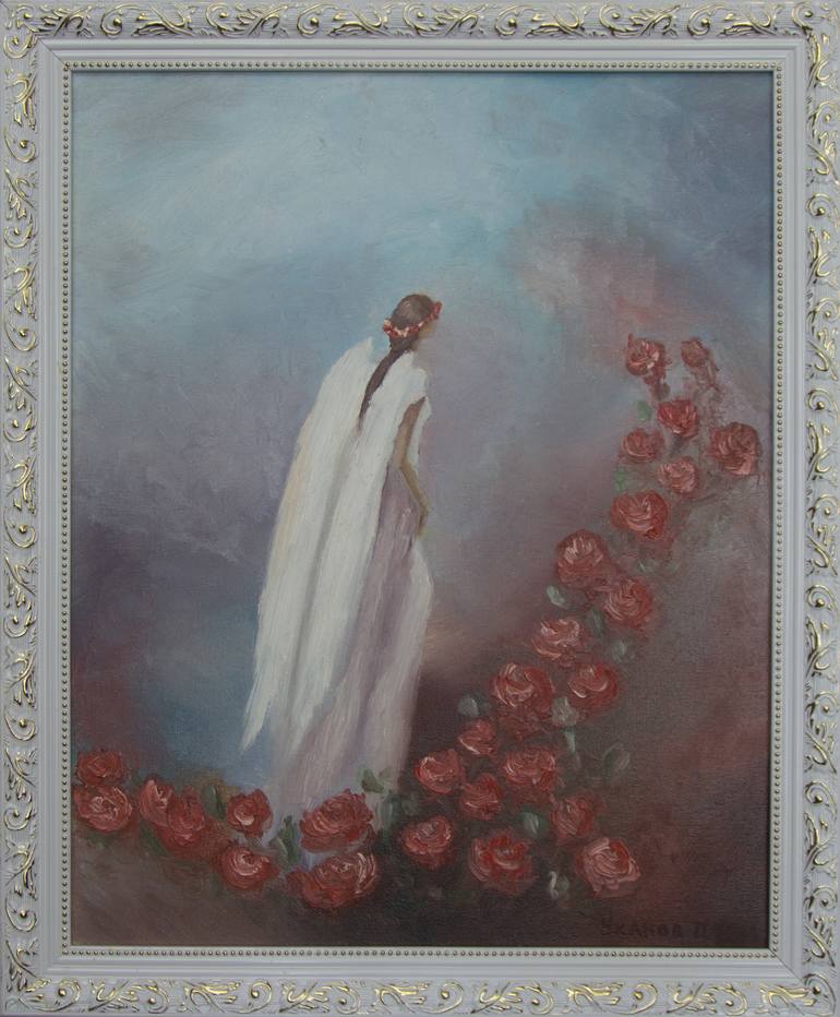 Original Art Deco Religious Painting by Art Moments