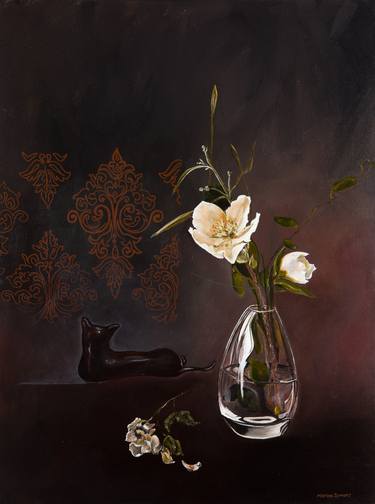 Original Floral Paintings by MERON SOMERS