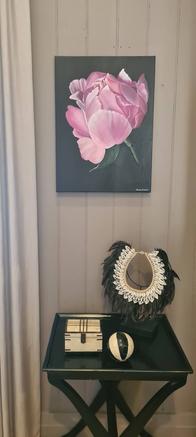 Original Conceptual Floral Painting by Meron Somers