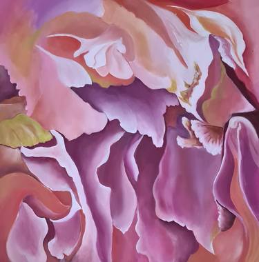Original Abstract Floral Paintings by MERON SOMERS
