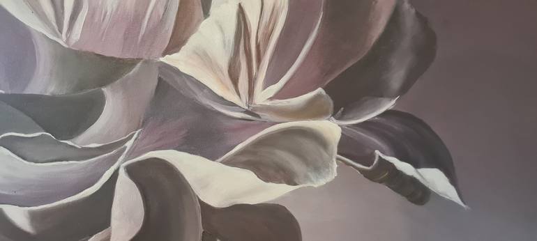 Original Fine Art Floral Painting by MERON SOMERS