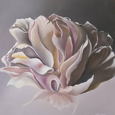 Original Fine Art Floral Paintings by MERON SOMERS