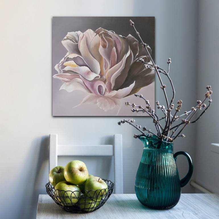 Original Fine Art Floral Painting by MERON SOMERS