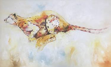 Original Abstract Animal Paintings by Angelo Wasike