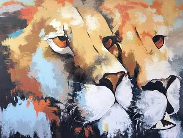Original Abstract Expressionism Abstract Paintings by Angelo Wasike